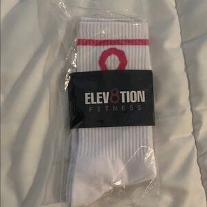 White and Pink unisex Socks